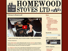 Tablet Screenshot of homewoodstoves.co.nz